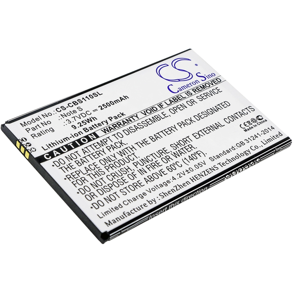 Compatible replacement for Cubot NOTE S
