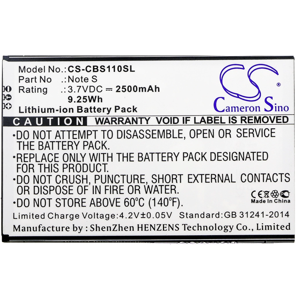 Compatible replacement for Cubot NOTE S