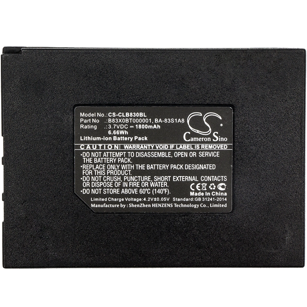 BarCode, Scanner Battery Cipherlab CS-CLB830BL