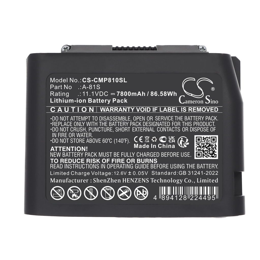 Batería para herramientas eléctricas Comptyco CS-CMP810SL