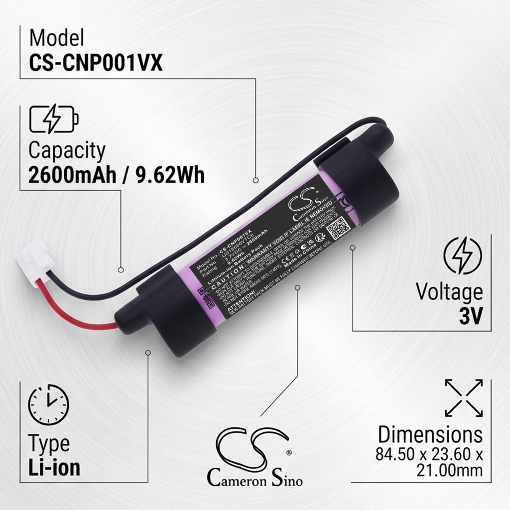 Battery compatible with Cecotec CS-CNP001VX