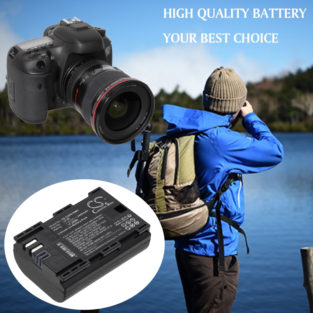 Batería compatible con Canon Tether tools CS-CNP610MC