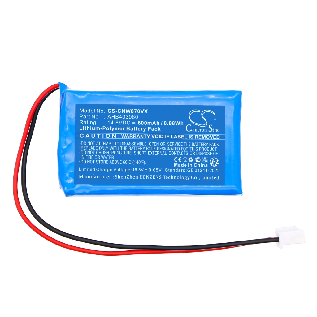 Compatible battery replacement for Cecotec AHB403080