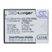 Vista frontal de etiqueta CS-CP8190SL – X-Longer, 1650mAh, 6,11Wh, CPLD-16, 3,7V
