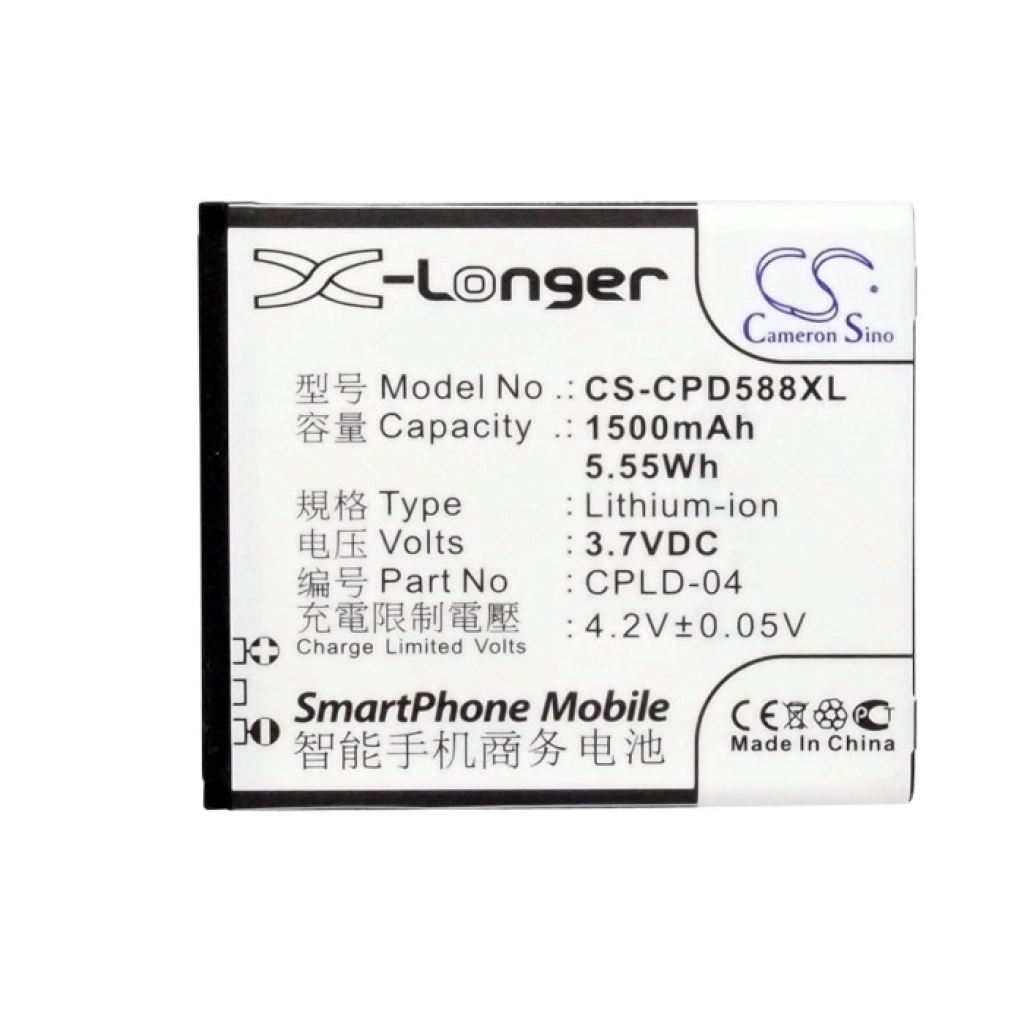 Batería del teléfono móvil Coolpad CS-CPD588XL