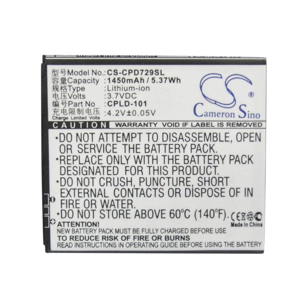 Batería del teléfono móvil Coolpad CS-CPD729SL