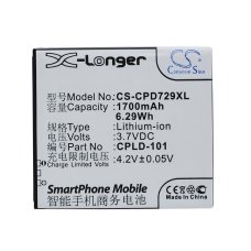 Reemplazo de batería compatible para Coolpad CPLD-101