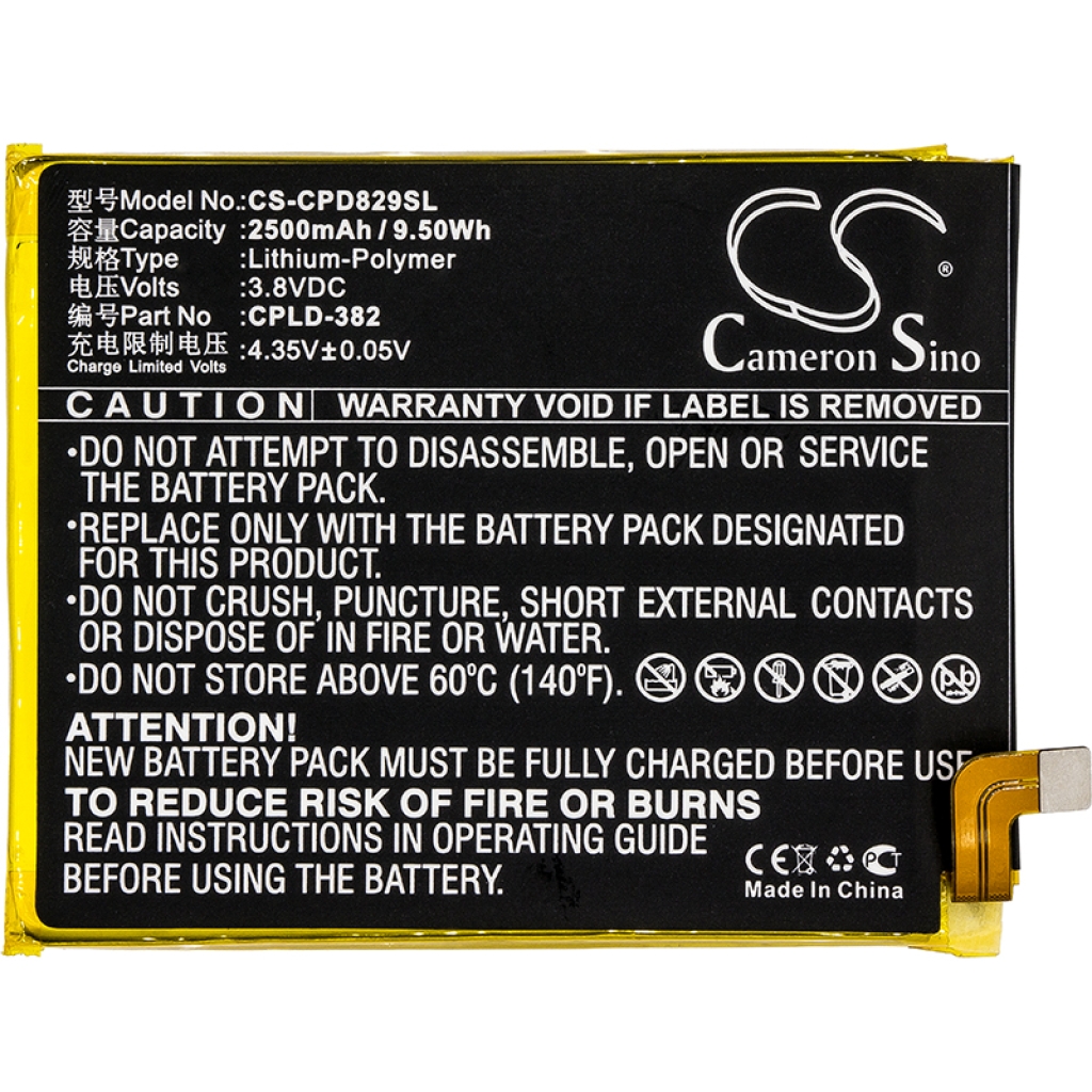 Batería del teléfono móvil Coolpad CS-CPD829SL