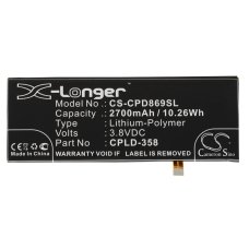 Reemplazo de batería compatible para Coolpad CPLD-358