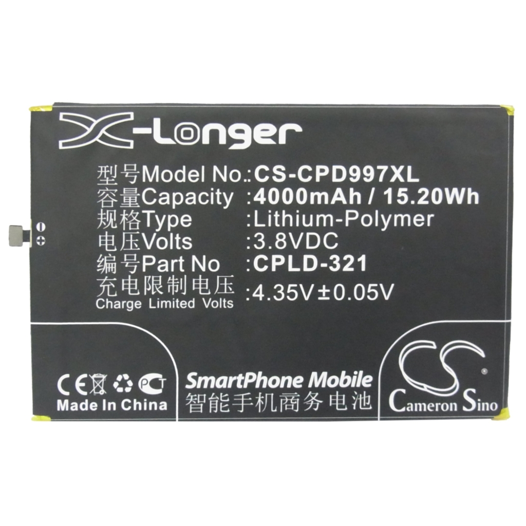Batería compatible con Coolpad CS-CPD997XL