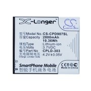 CS-CPD907SL<br />Baterías para  reemplaza la batería CPLD-303