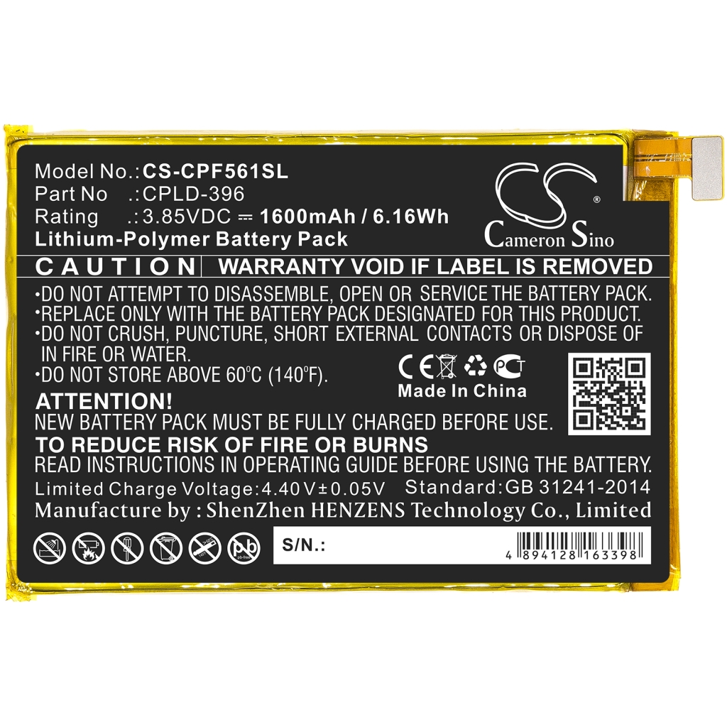 Batería del teléfono móvil Coolpad CS-CPF561SL