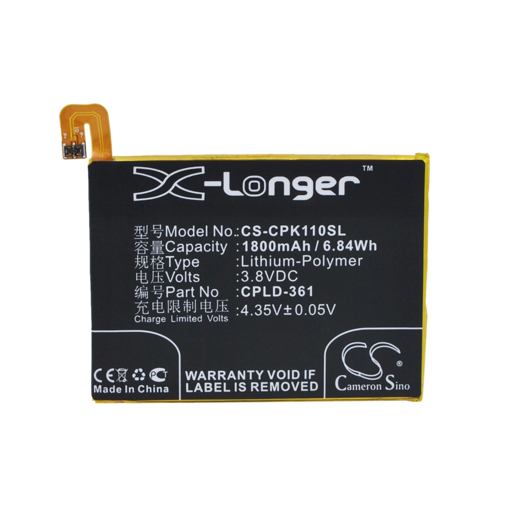 Batería del teléfono móvil Coolpad CS-CPK110SL