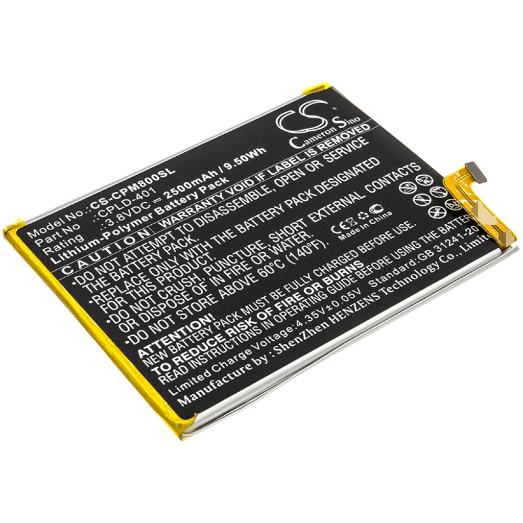 Batería del teléfono móvil Coolpad CS-CPM800SL