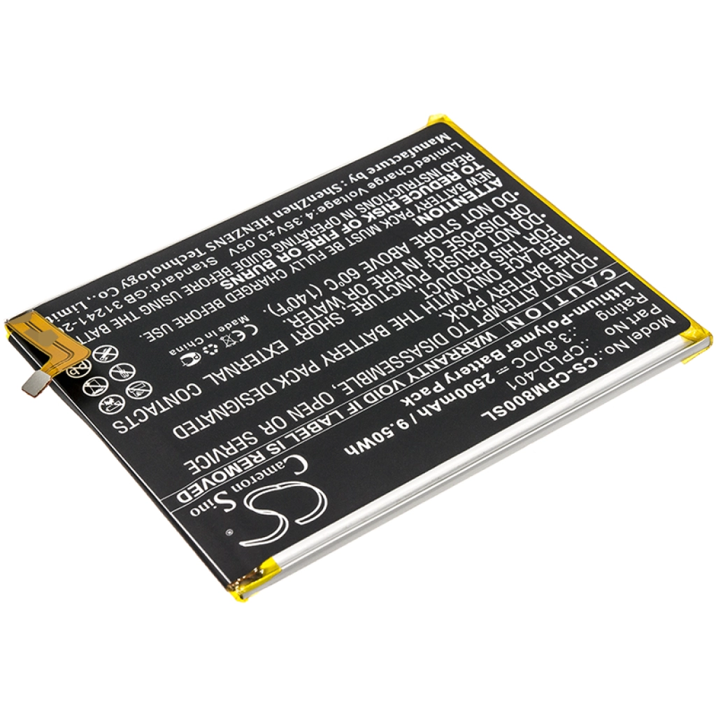 Batería del teléfono móvil Coolpad CS-CPM800SL