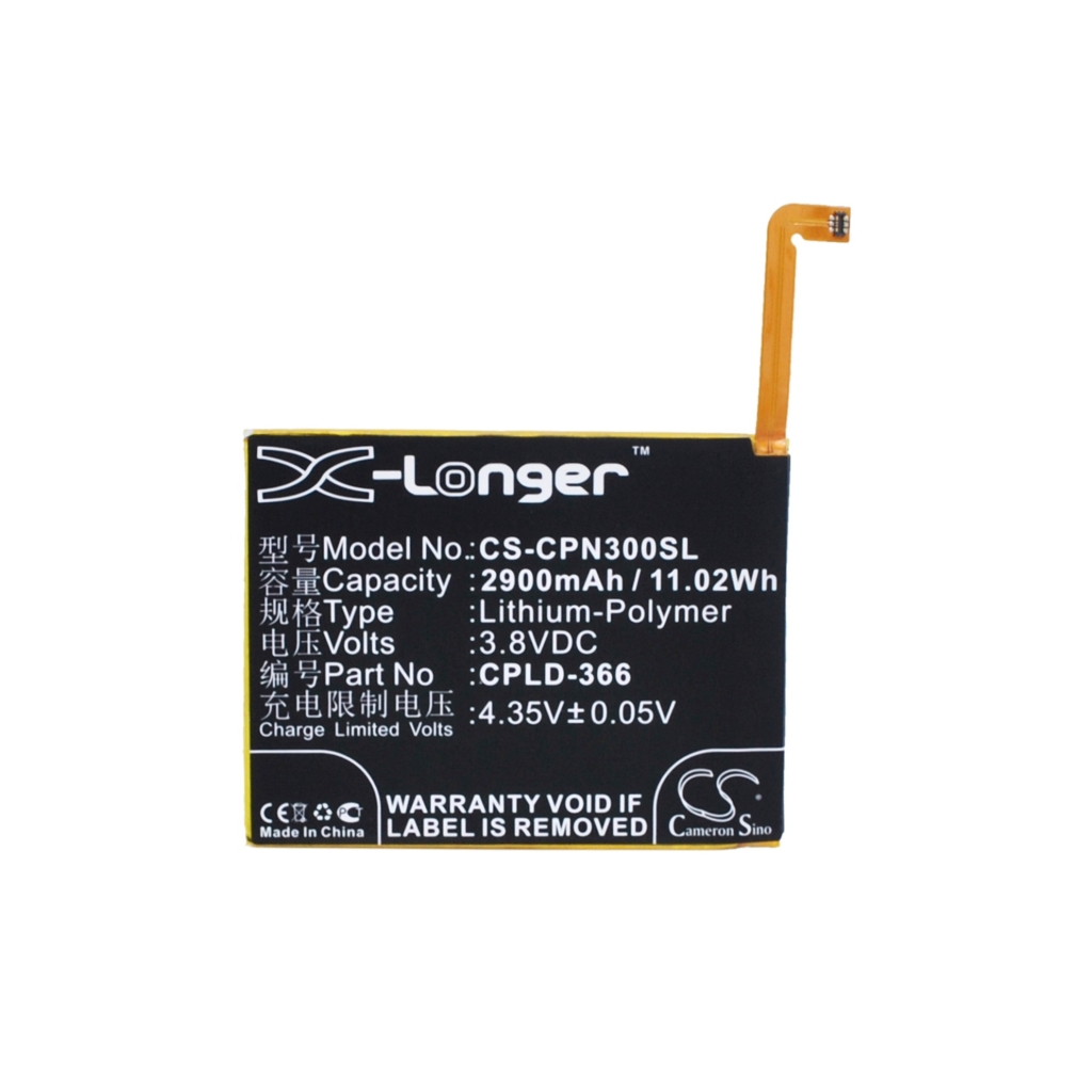 Battery compatible with Coolpad