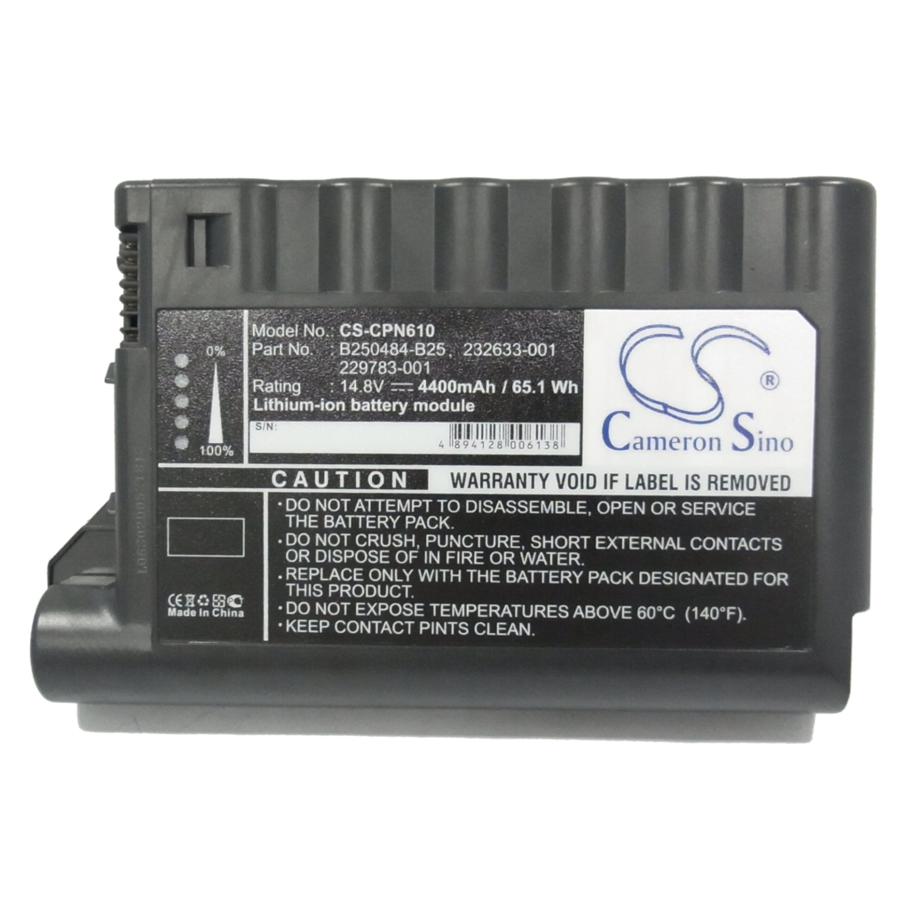 Batería compatible con Compaq CS-CPN610