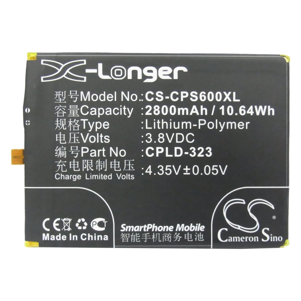 Battery compatible with Coolpad