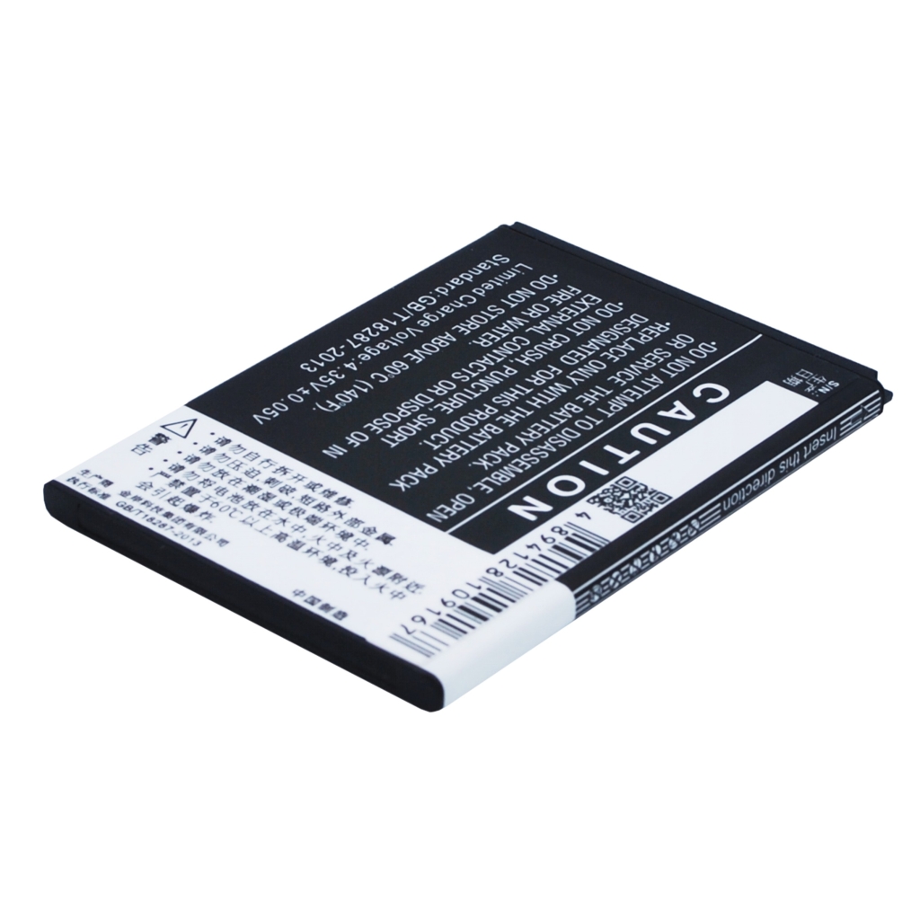 Batería Cameron Sino CS-CPY600SL, cara de advertencia trasera