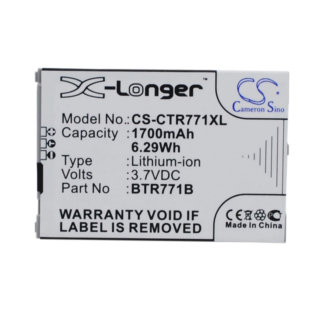 Compatible battery replacement for Verizon BTR771B