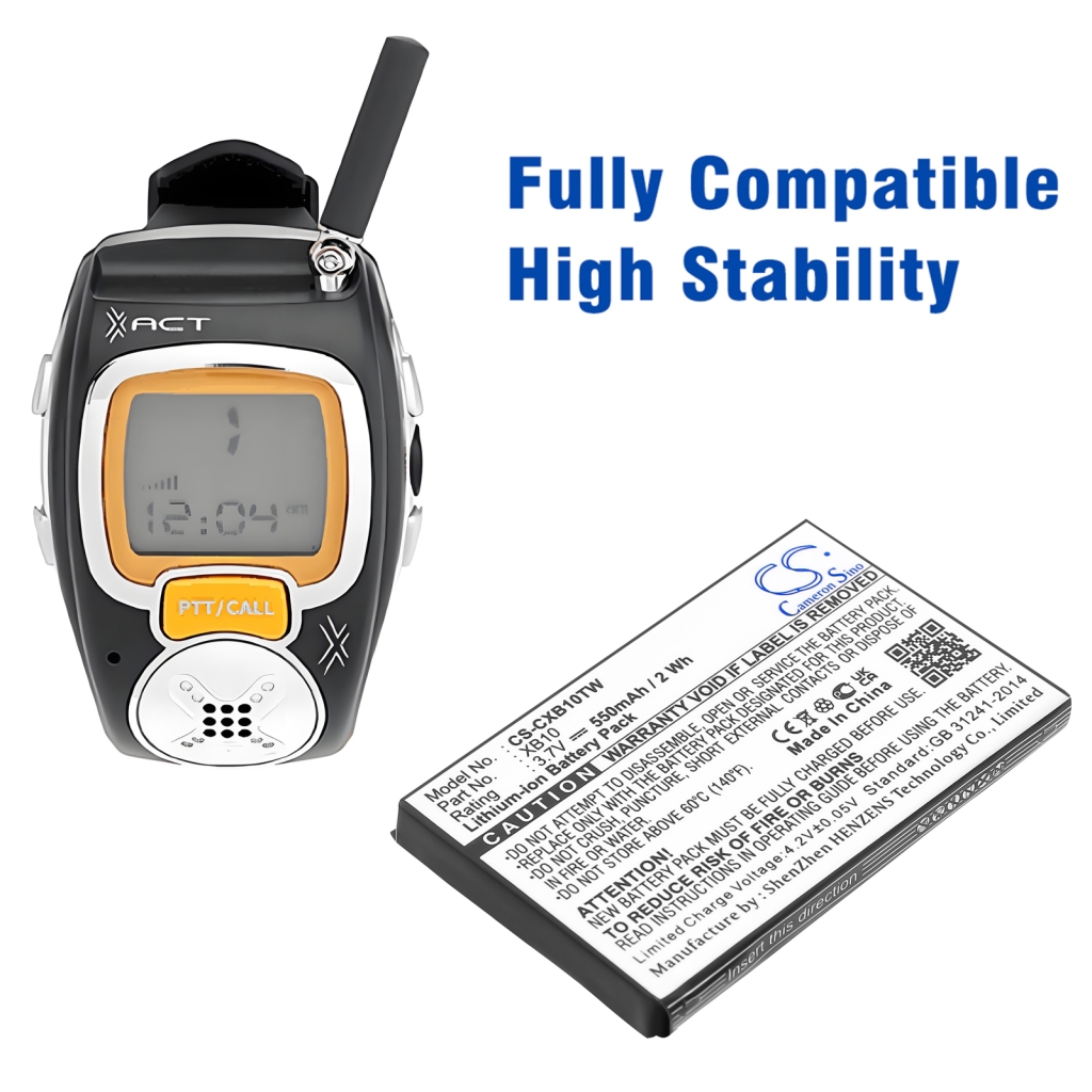 Batería compatible con Xact Communication CS-CXB10TW