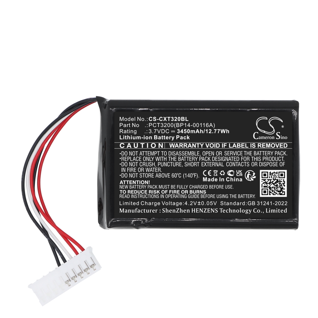 Batería de código de barras, escáner C-one CS-CXT320BL