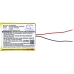 Battery compatible with MP3, MP4, PMP Battery