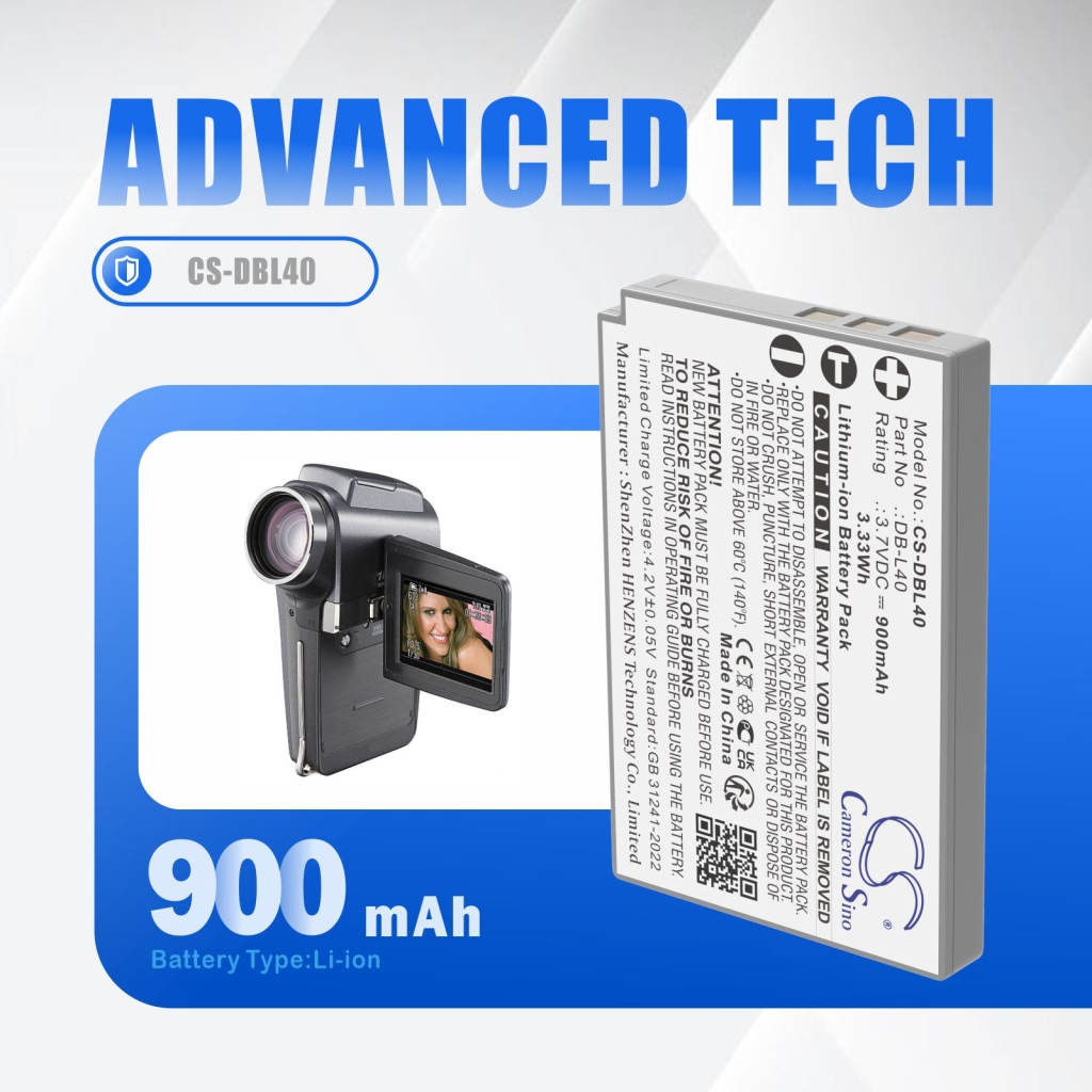 Battery Replaces DB-L40
