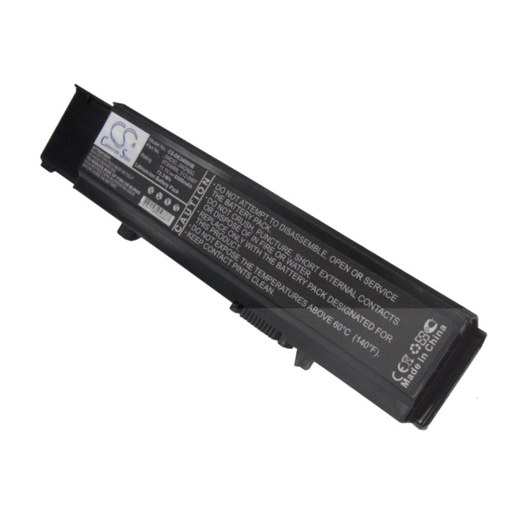 Batería Dell Cameron Sino CS-DE3400HB, etiqueta 11,1V 6800mAh Li-ion