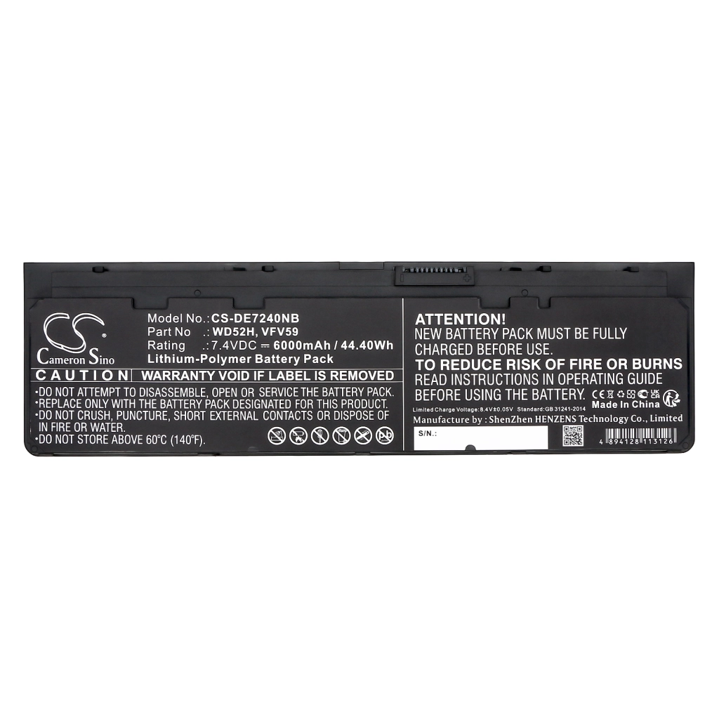 Battery Replaces WD52H