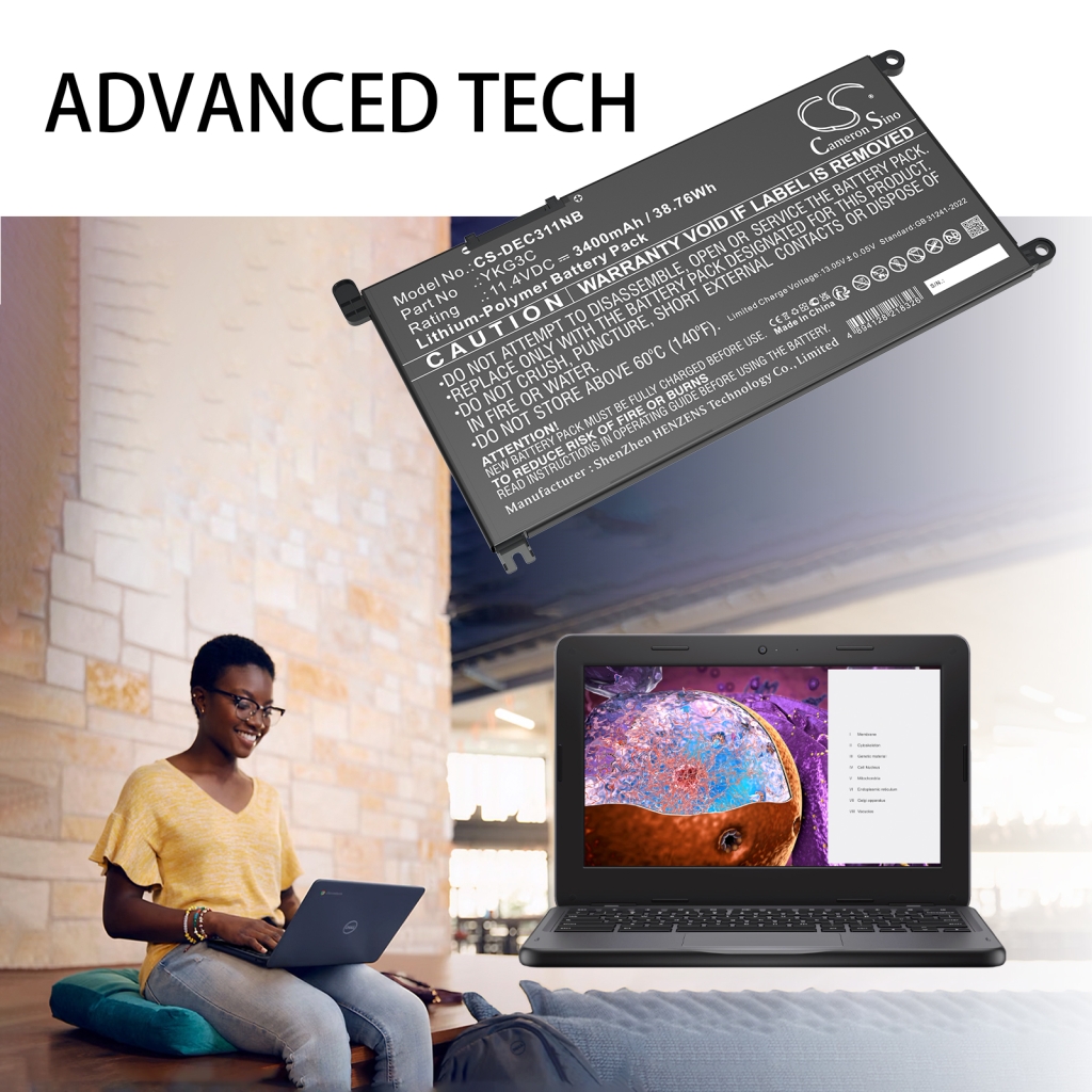 Battery Replaces 0YKG3C