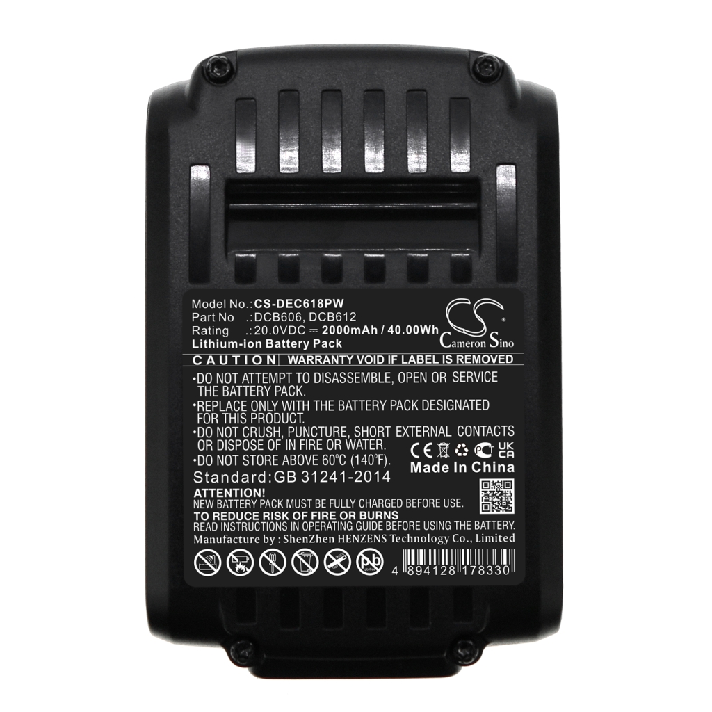 Battery industrial Dewalt DCF883M2