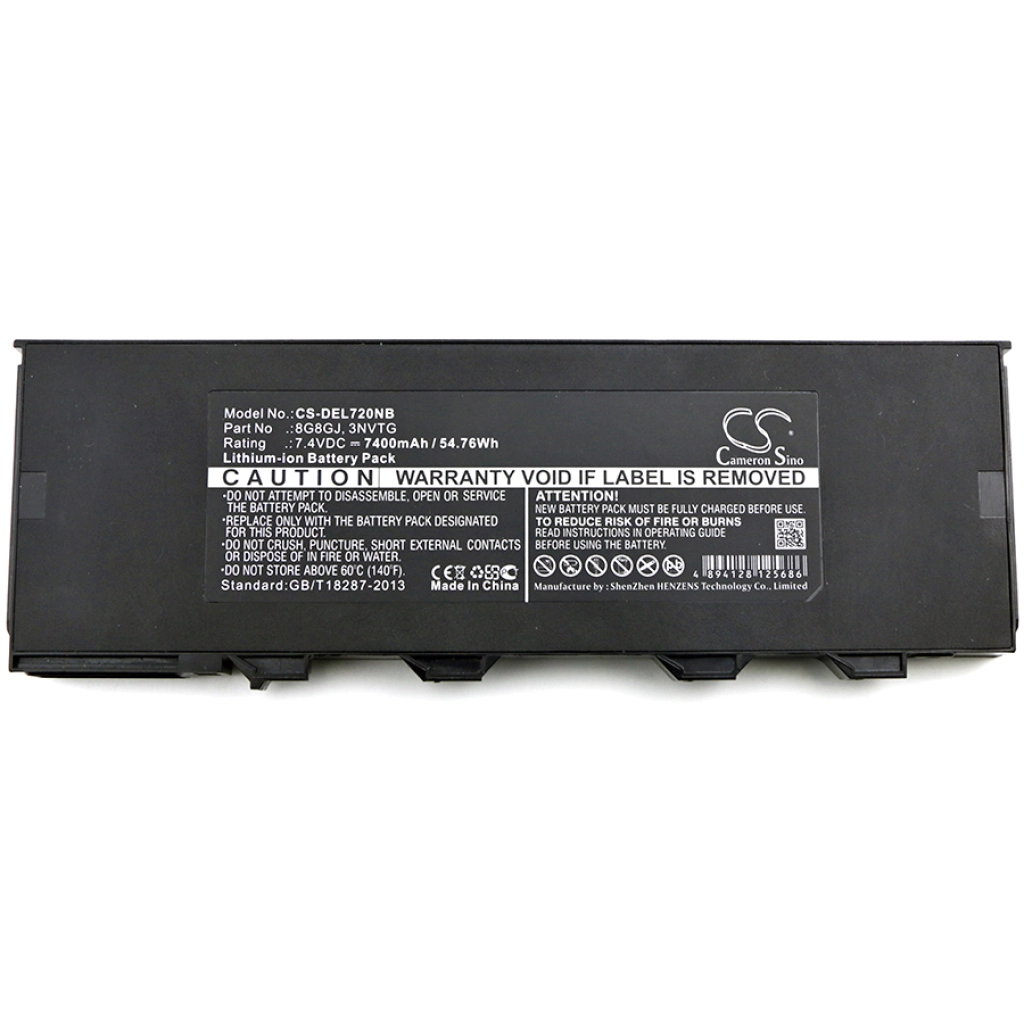 Batería para portátil DELL CS-DEL720NB