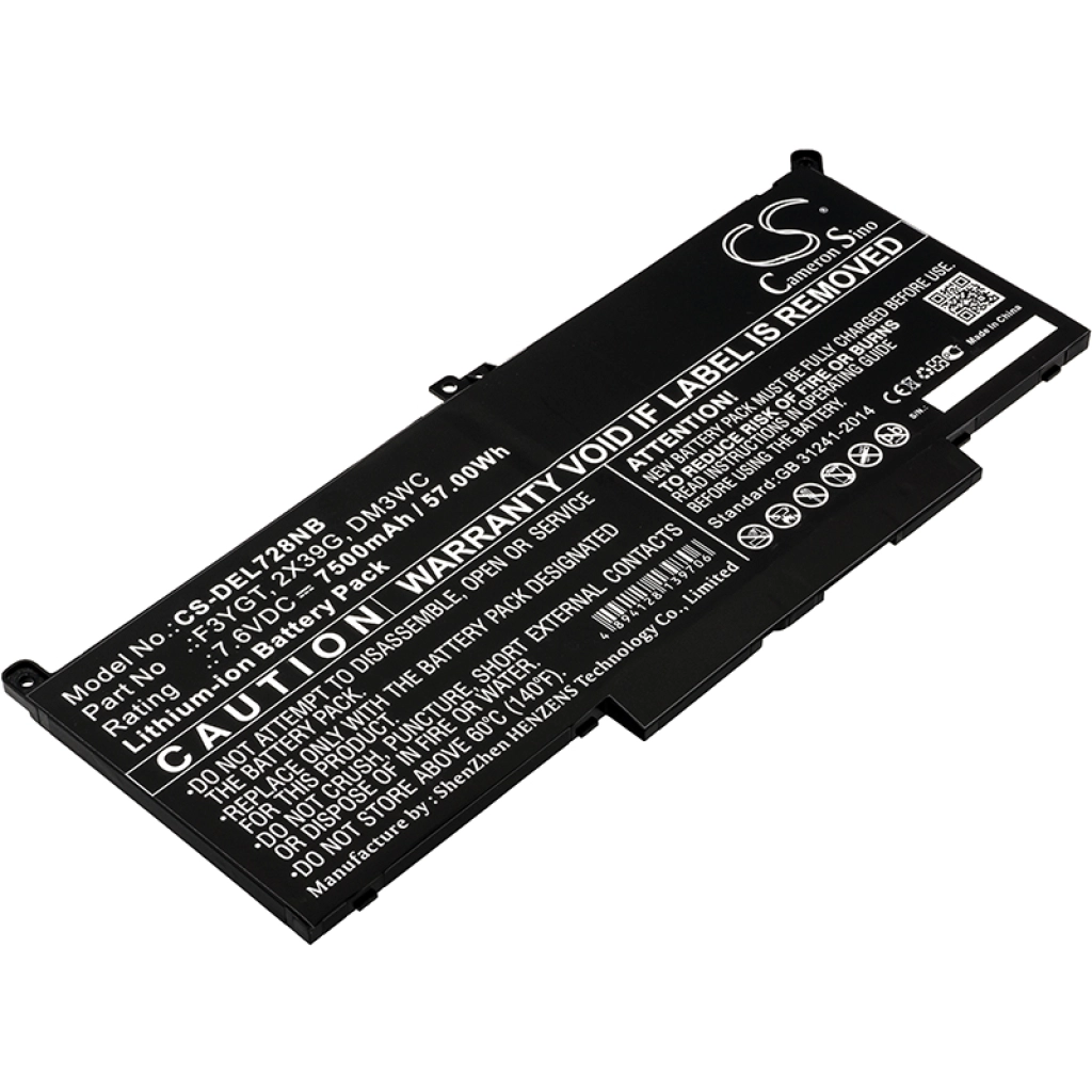 Batería para portátil DELL CS-DEL728NB