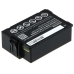 Batería de escáner Dell CS-DEM610SL, vista lateral con conector PCB y clips