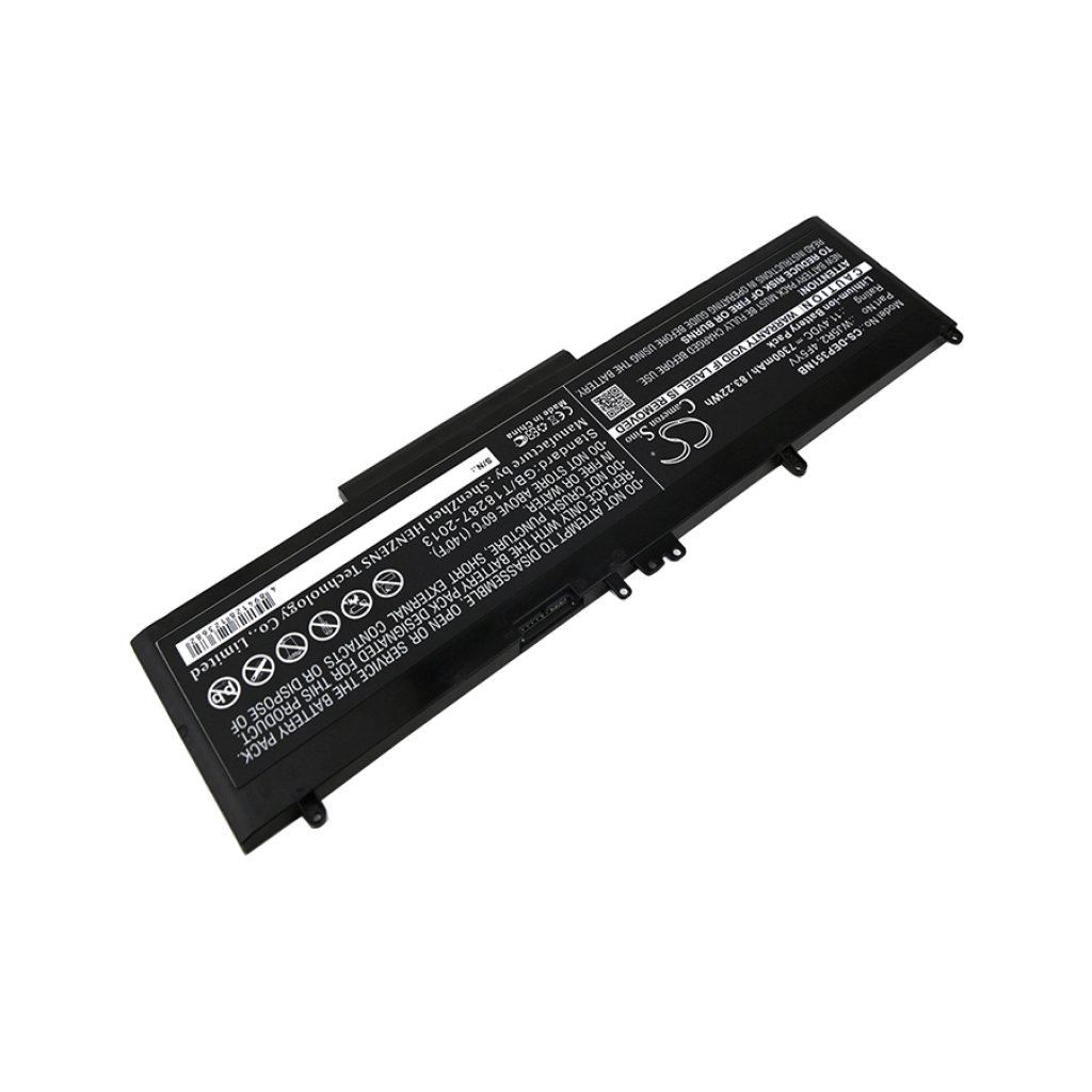 Batería para portátil DELL CS-DEP351NB