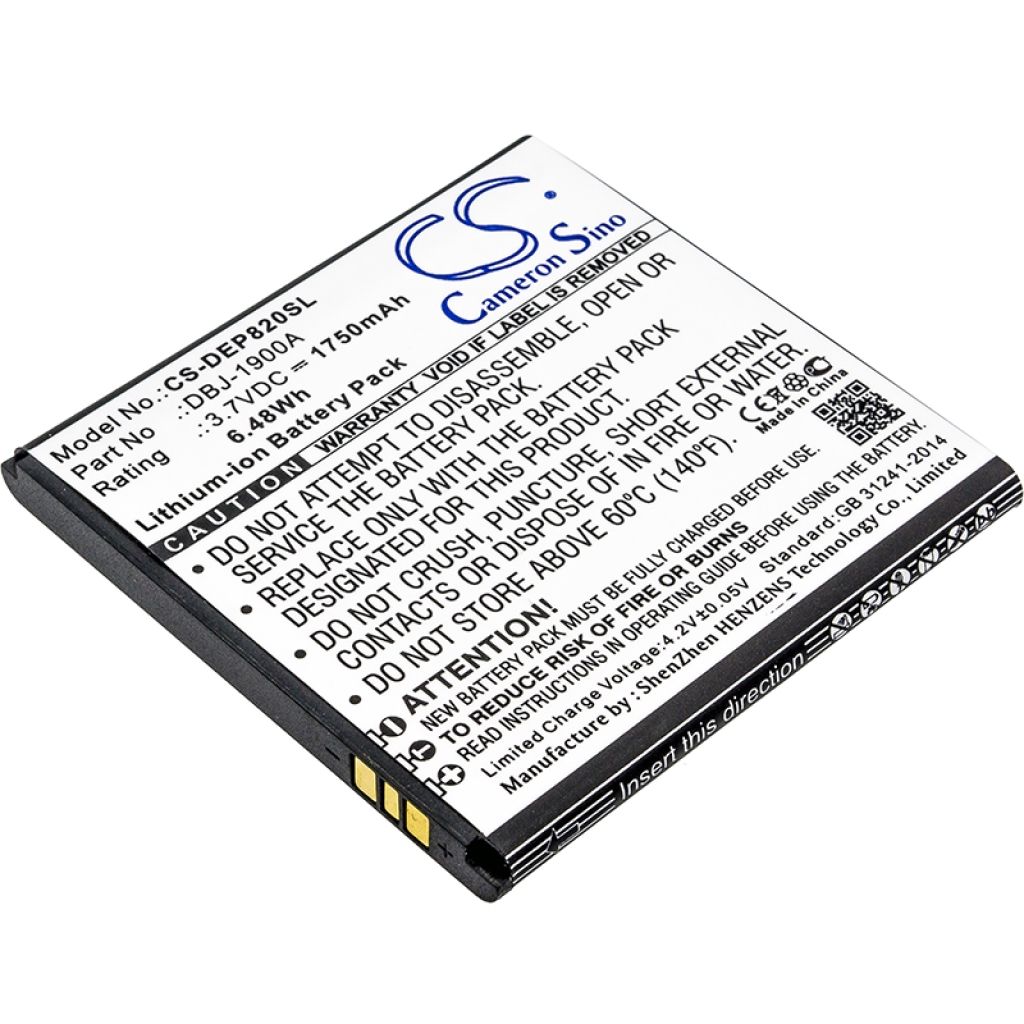 Batería del teléfono móvil Doro CS-DEP820SL