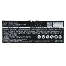 Reemplazo de batería compatible para DELL 0T8NH4,0XMFY3,312-1453,451-BBGS,451-BBIN...