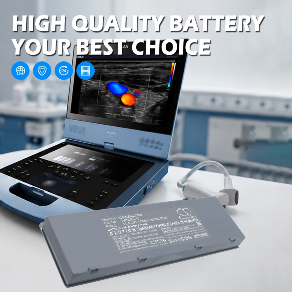Batería médica CS-DEX800MD, imagen de marketing 14,4V 6150mAh Li-ion