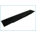 Long side of ultra-thin black Dell laptop battery with tapered wedge profile