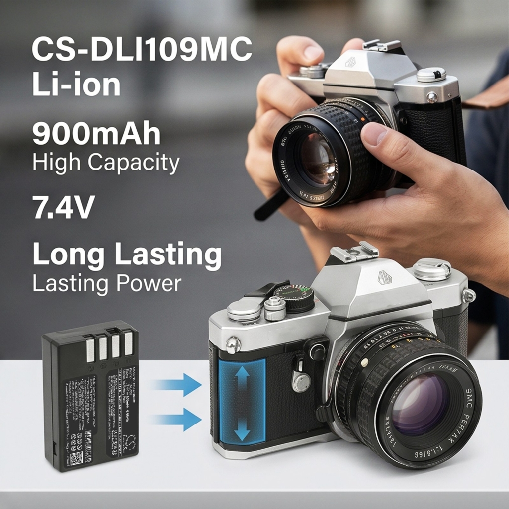 Battery compatible with PENTAX
