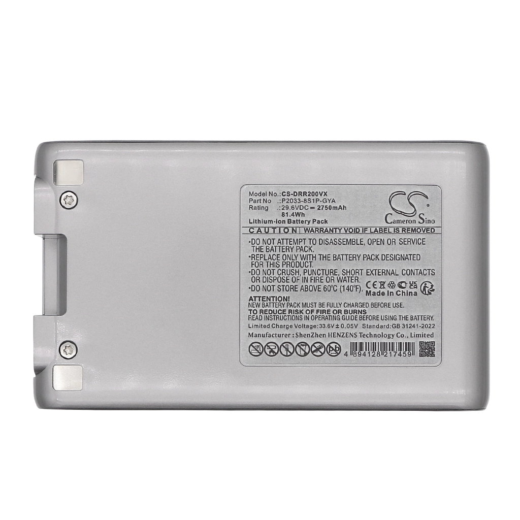 Batería de vacío Dreame CS-DRR200VX