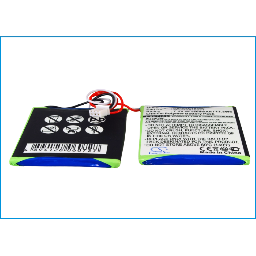 Batteries DVD Player Battery CS-DVP702SL
