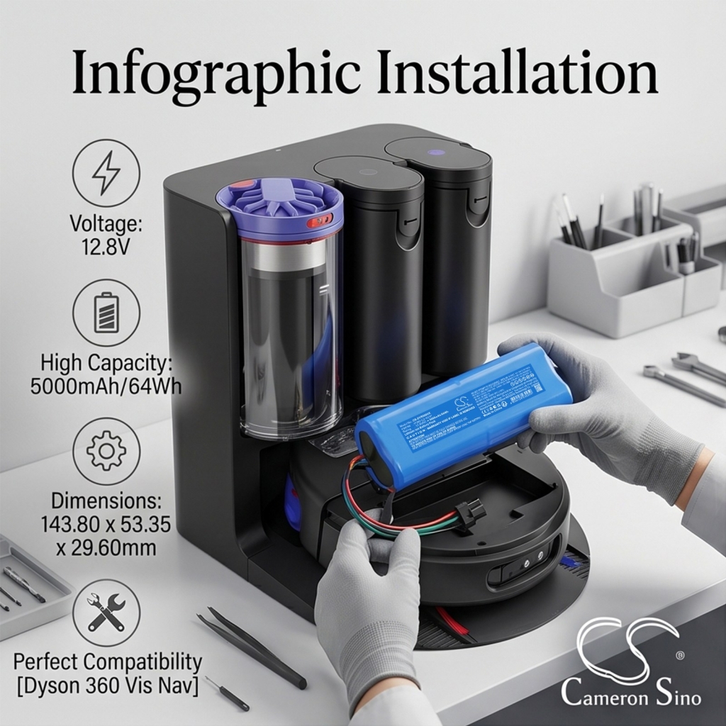 Batería compatible con Dyson CS-DYR500VX