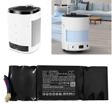 Compatible battery replacement for Ecovacs S06-LI-185-6100,S12-LI-180-4900