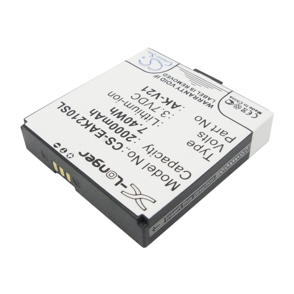 CS-EAK210SL front label 2000mAh 3.7V