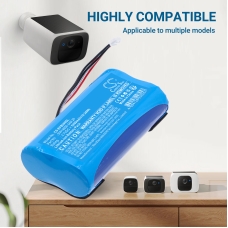 Reemplazo de batería compatible para Eufy SW18650 34M 2P