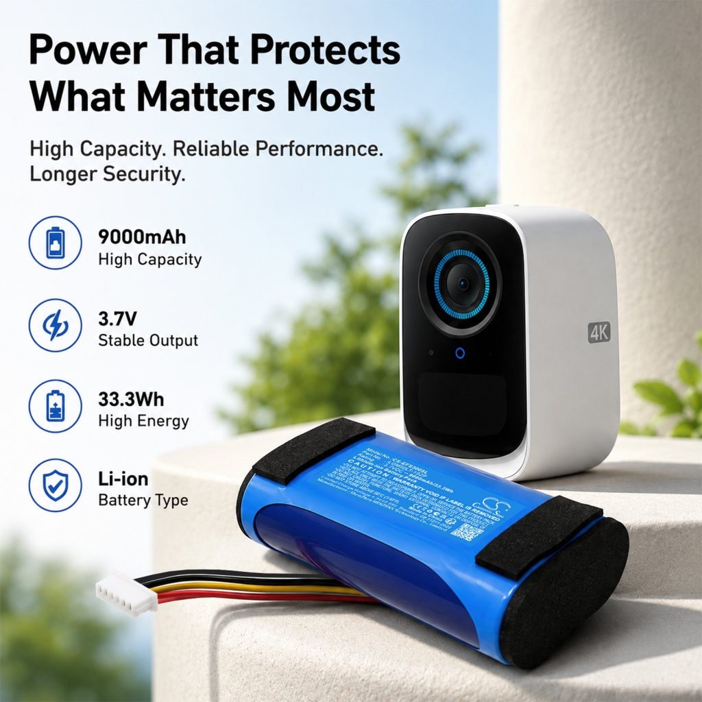 Batería compatible con Eufy CS-EFS300SL