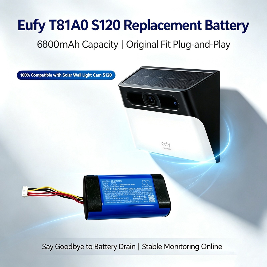 Batería compatible con Eufy CS-EFT810XL