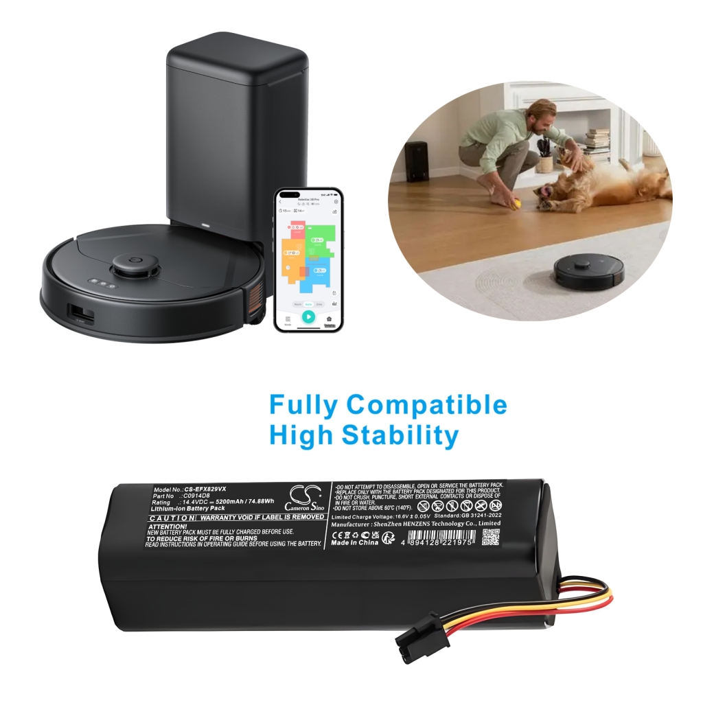 Batería de vacío Eufy CS-EFX829VX